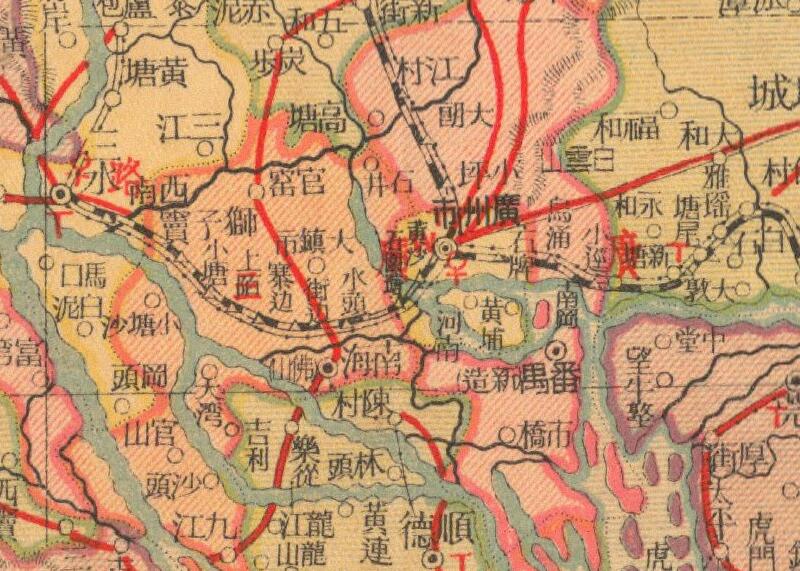 1938年《广东省明细地图》预览图1