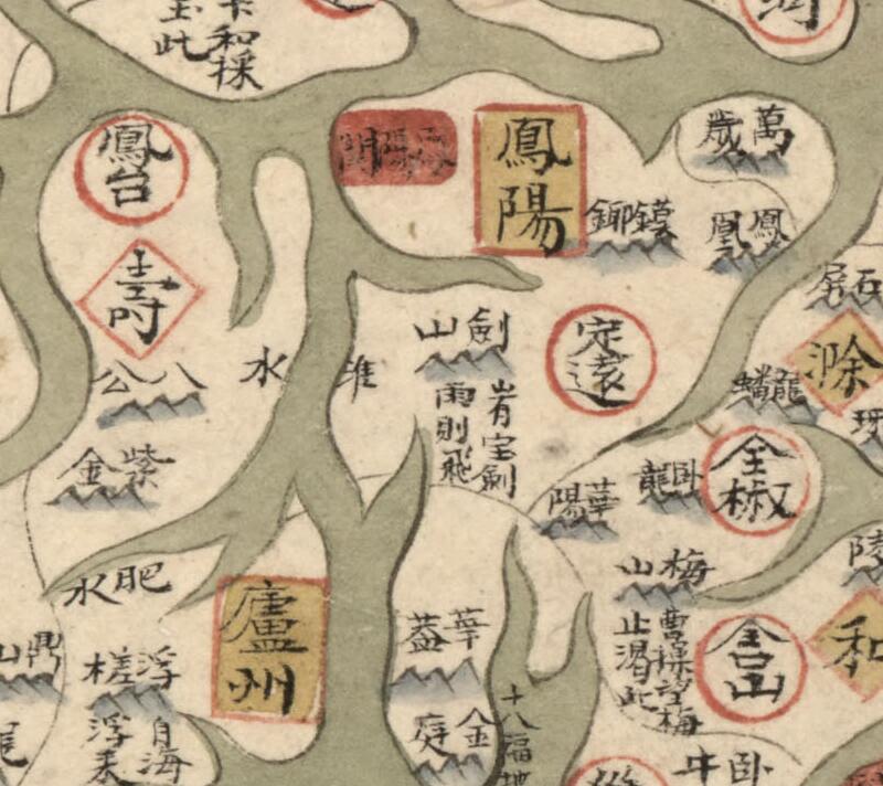 1754年安徽省江苏省地图预览图1