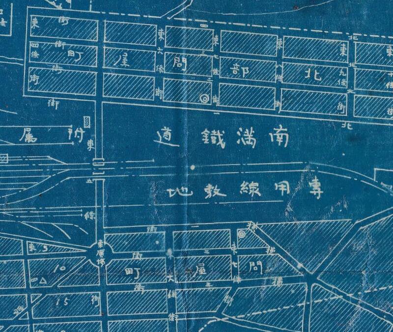 1914年《长春三国市街关系图》预览图1