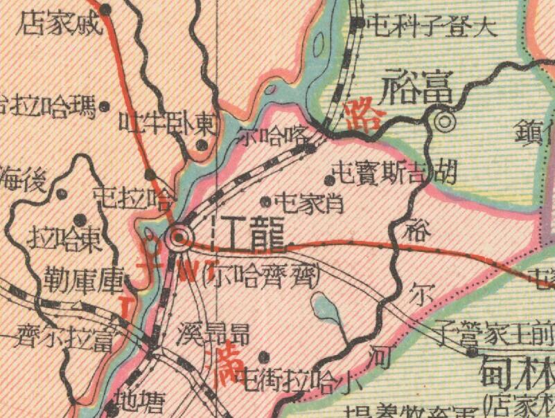 1937年《黑龙江省明细地图》预览图2