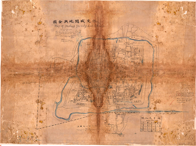 1919年《保定城关地舆全图》预览图