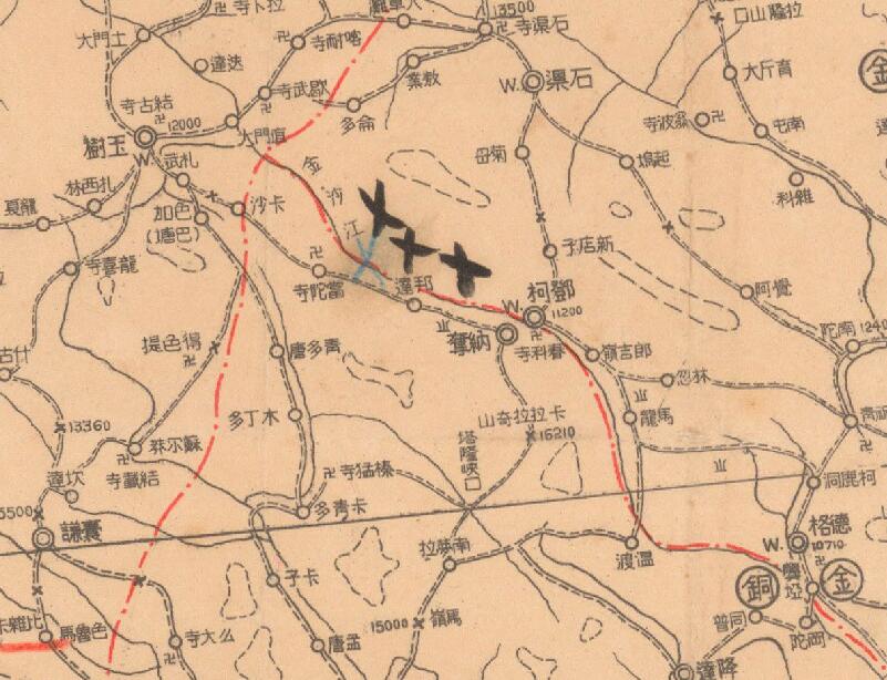 1943年《青康藏地图》预览图1