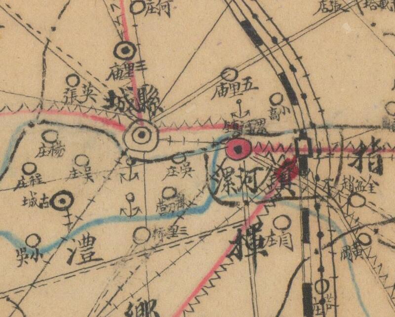 1942年《河南省郾城县全图》预览图1 1942年《河南省郾城县全图》预览图1