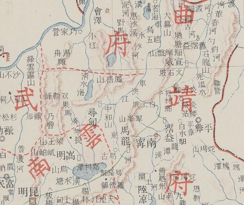 1905年《云南省》地图预览图2
