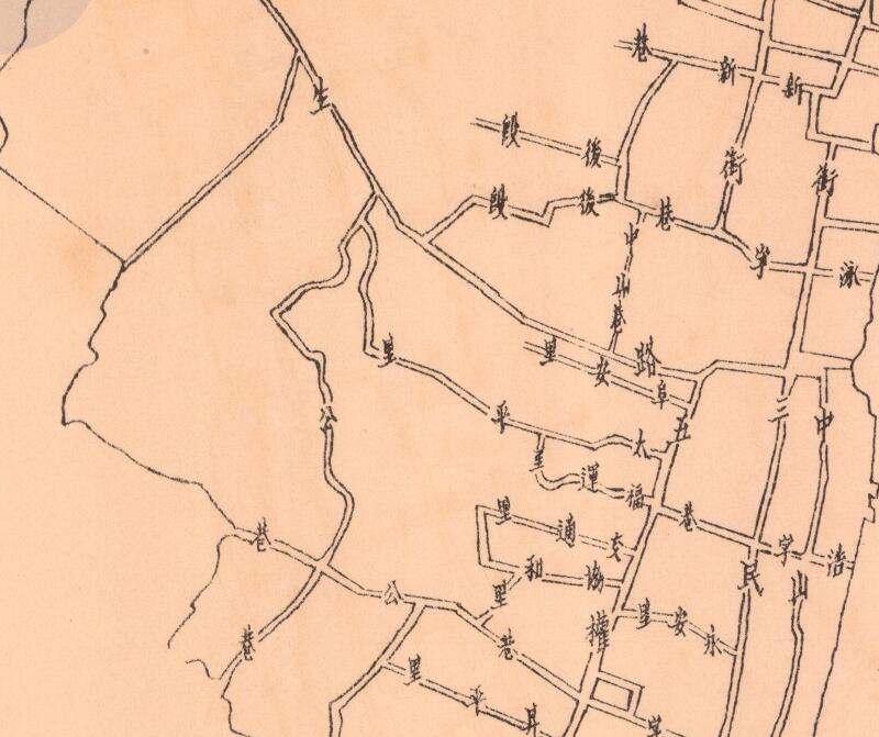 1936年安徽《大通街市图》预览图2 1936年安徽《大通街市图》预览图2