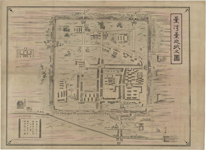 1895年《台湾台北城之图》预览图