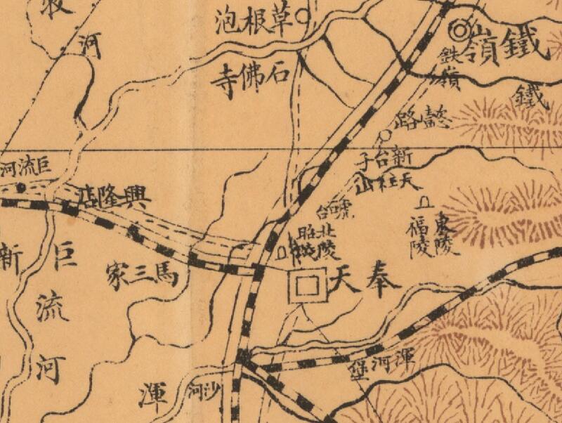 清末民初《奉天省全界地图》预览图1