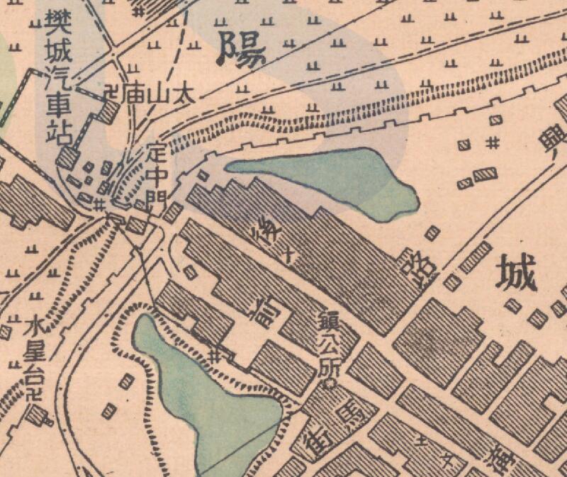 1949年《襄阳樊城城市图》预览图2