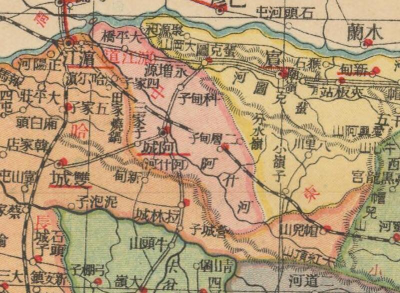 1932年《吉林分县新图》预览图3