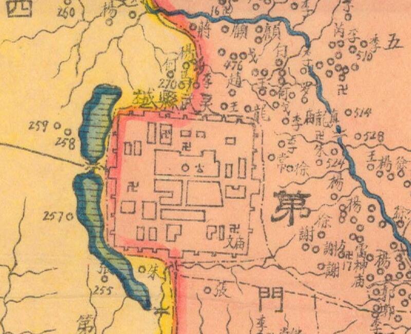 1941年《宁夏省灵武县图》预览图1 1941年《宁夏省灵武县图》预览图1