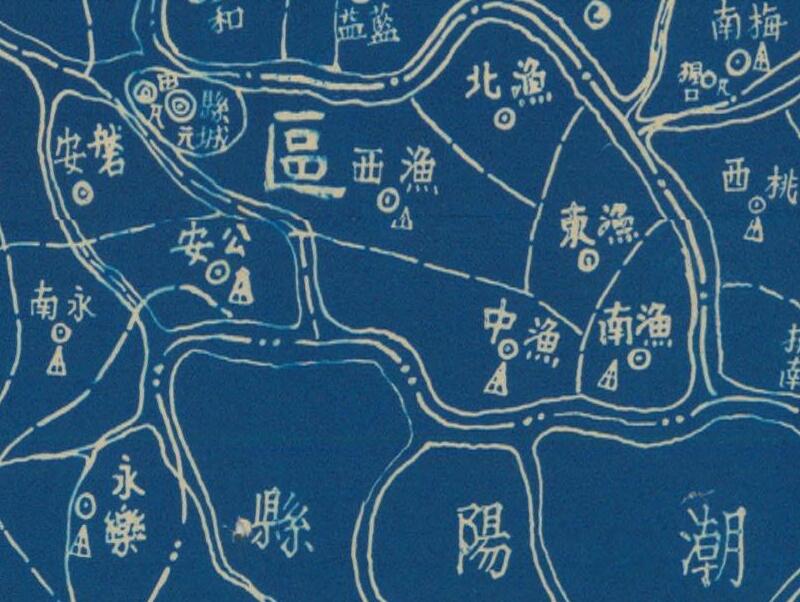 1942年《广东省揭阳县图》预览图1 1942年《广东省揭阳县图》预览图1