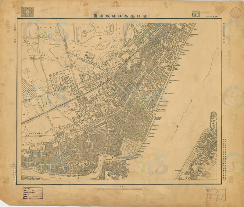1947年《汉口武昌汉阳城市图》19P预览图1 1947年《汉口武昌汉阳城市图》19P预览图1