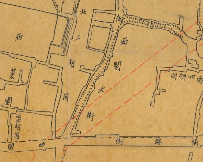 民国《保定西关附近平面图》预览图1
