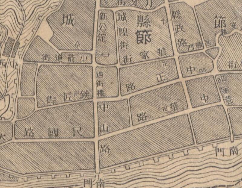 1948年《奉节县城厢图》预览图2