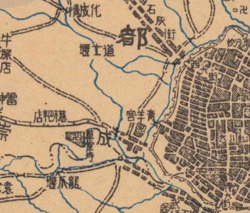 1940年代四川十万分一民国图402P预览图2 1940年代四川十万分一民国图402P预览图2