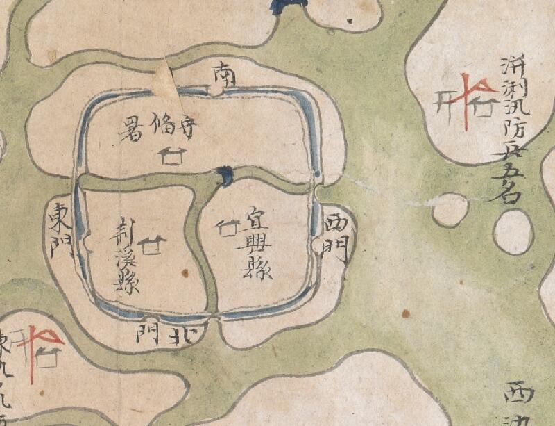 1820年《常州营汛境地界驻兵全图》预览图3