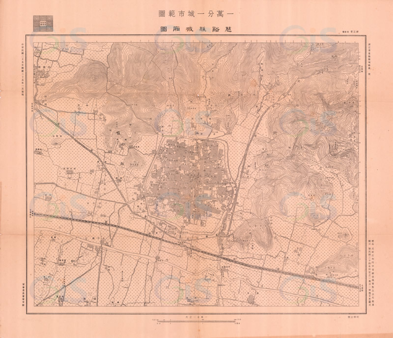1946年《慈溪县城厢图》预览图 1946年《慈溪县城厢图》预览图