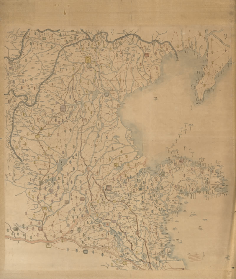 1855–1870年《直隶山东两省地舆全图》预览图