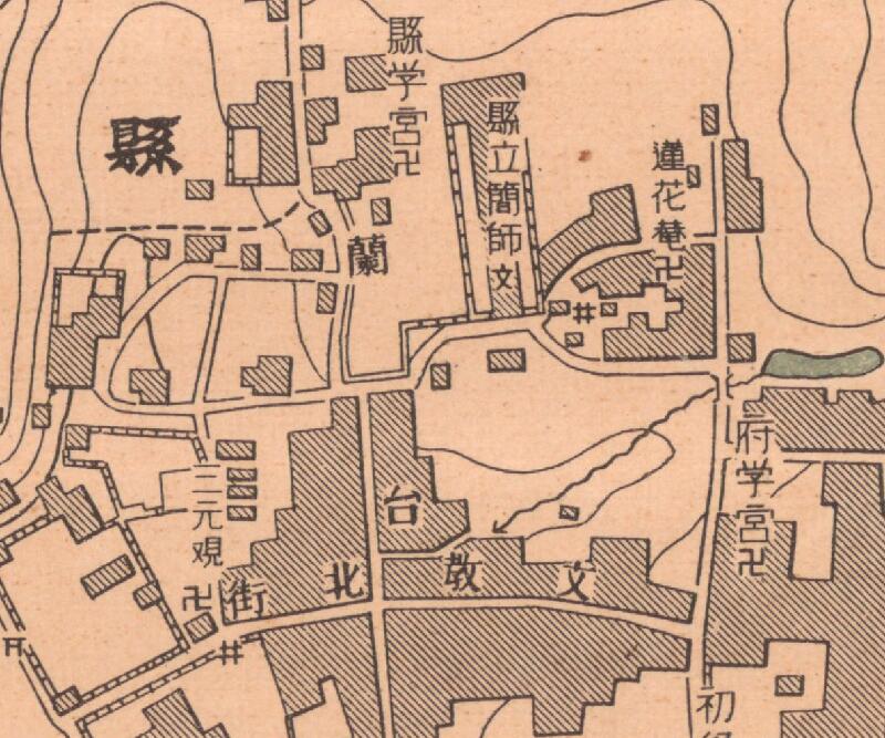 1948年《钟祥县城市图》预览图1
