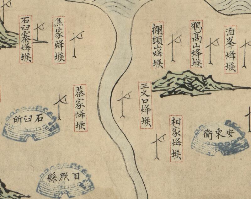 1634–1652年《山东直隶盛京海疆图》预览图1