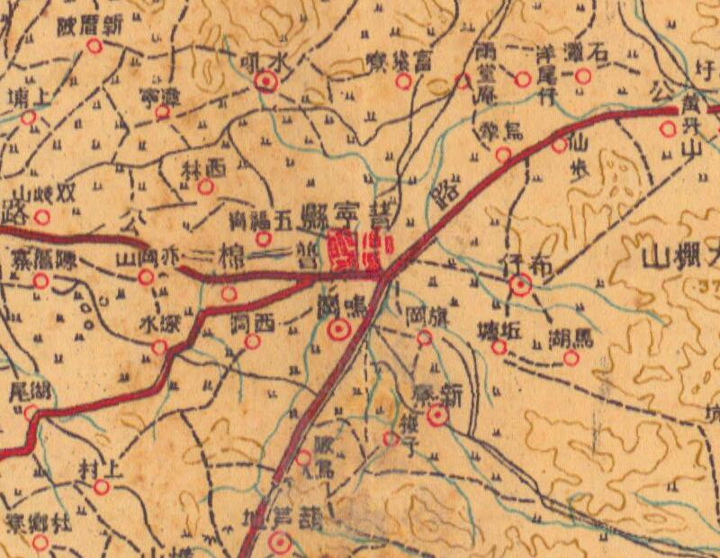 1939年《普宁县》20万地形图预览图1 1939年《普宁县》20万地形图预览图1