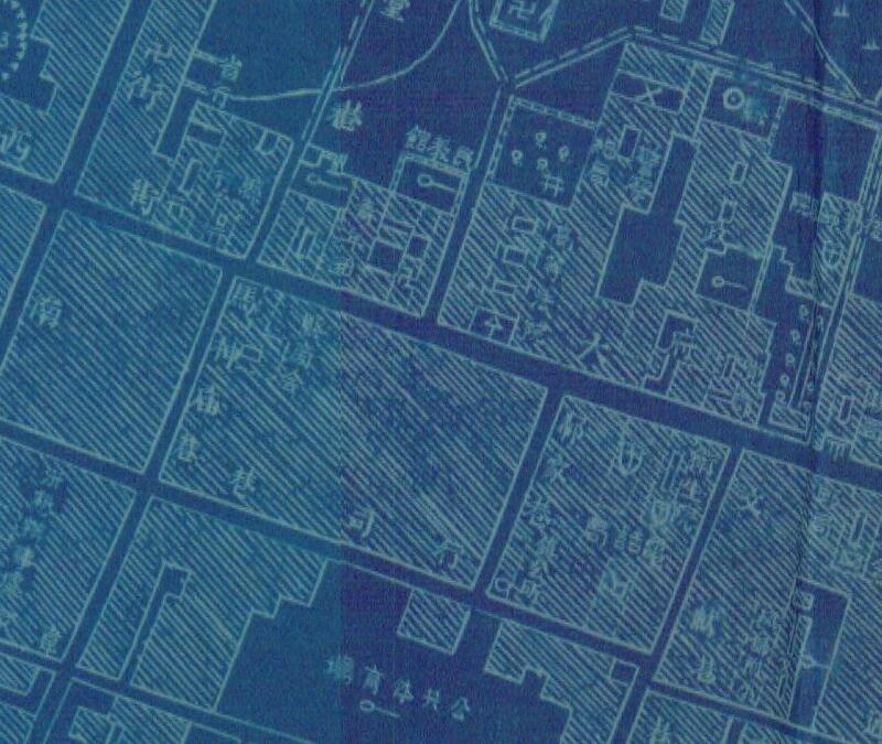 1948年陕西《凤翔县城厢图》预览图1