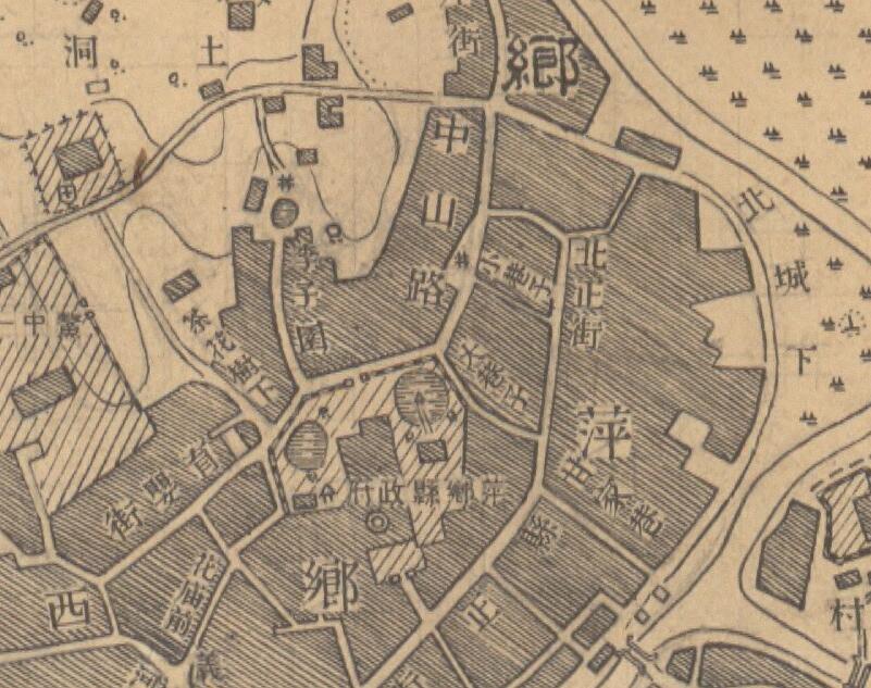 1947年《萍乡县城厢图》预览图1 1947年《萍乡县城厢图》预览图1