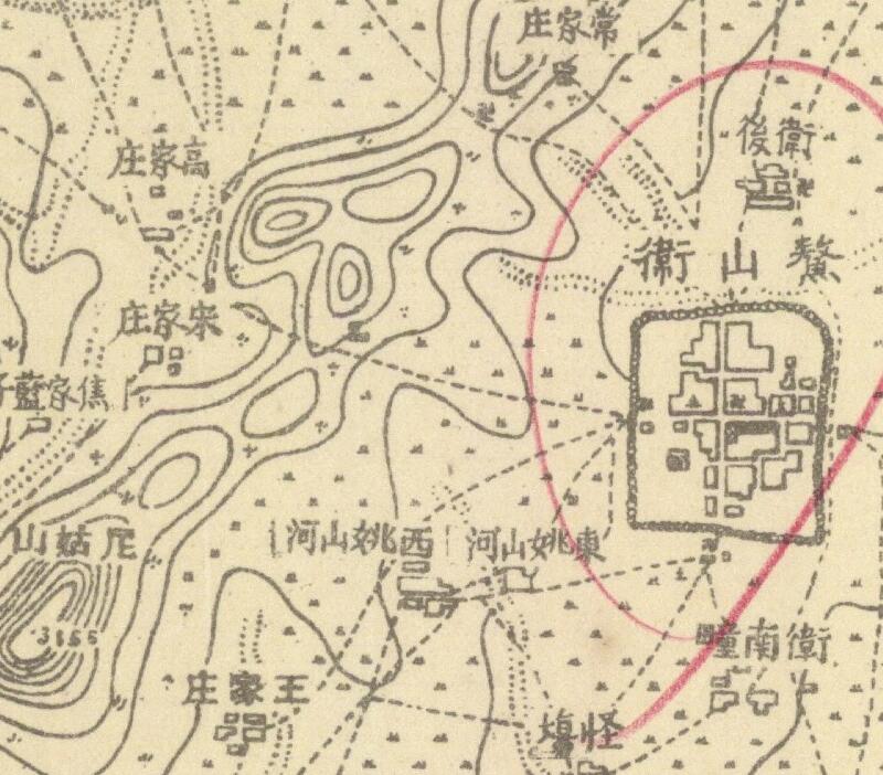 1947年《山东省地形图》五万分一预览图3