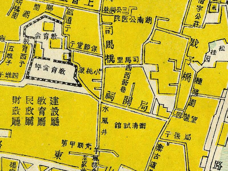 1947年《长沙市旧市区图》预览图2 1947年《长沙市旧市区图》预览图2