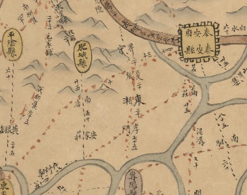 1855–1870年《直隶山东两省地舆全图》预览图2