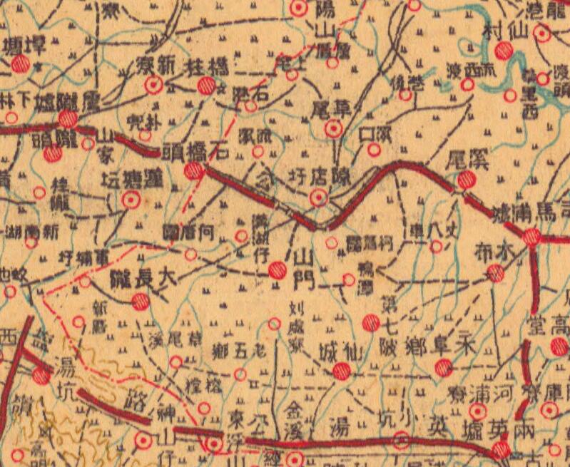1939年《普宁县》20万地形图预览图2 1939年《普宁县》20万地形图预览图2