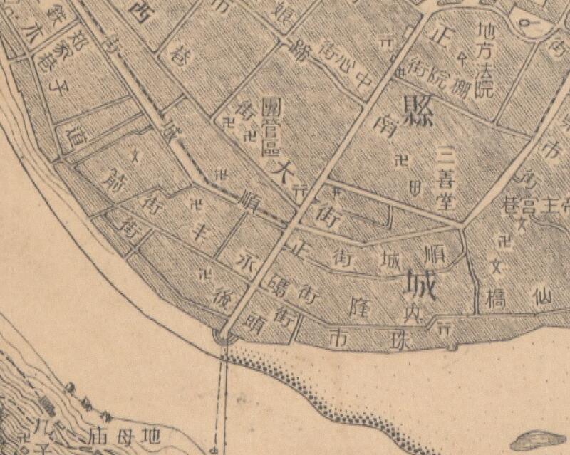 1947年四川《达县城厢图》预览图2 1947年四川《达县城厢图》预览图2