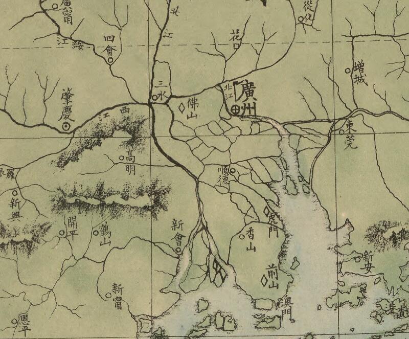 1887年《皇朝直省舆地全图》预览图3 1887年《皇朝直省舆地全图》预览图3