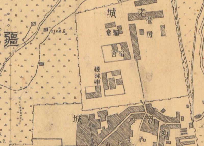 1947年新疆《焉耆县城厢图》预览图3 1947年新疆《焉耆县城厢图》预览图3