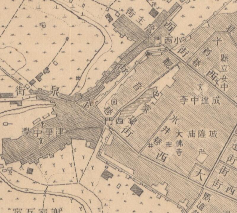 1941年《南充县城厢图》预览图3