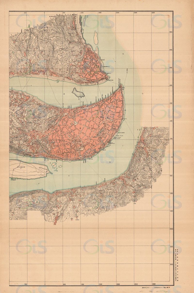1939年一万分一《重庆市图》预览图1