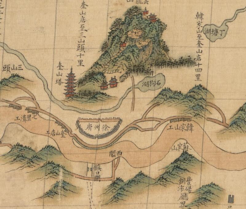 1750年《黄河南河图》预览图2