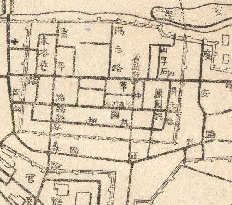 1945年《兰州市区图》预览图1 1945年《兰州市区图》预览图1