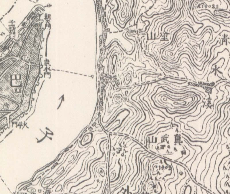 1921年《重庆附近图》五万分一预览图4 1921年《重庆附近图》五万分一预览图4