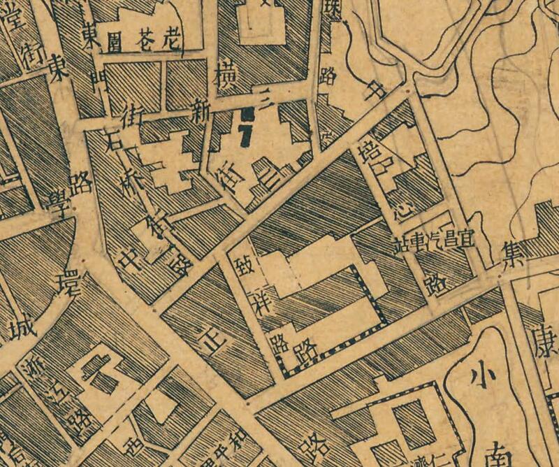 1947年《宜昌县城市图》预览图1