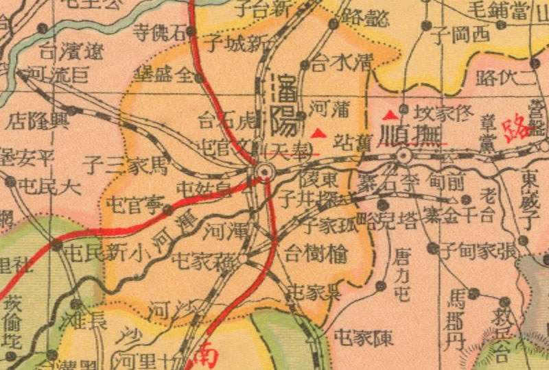 民国：《辽宁明细地图》预览图1