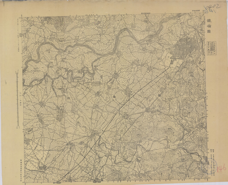 1948年《辽宁省地形图》五万分一预览图2
