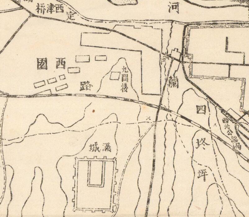 1945年《兰州市区图》预览图2 1945年《兰州市区图》预览图2