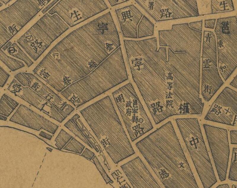 1947年南宁《邕宁县城市图》预览图4