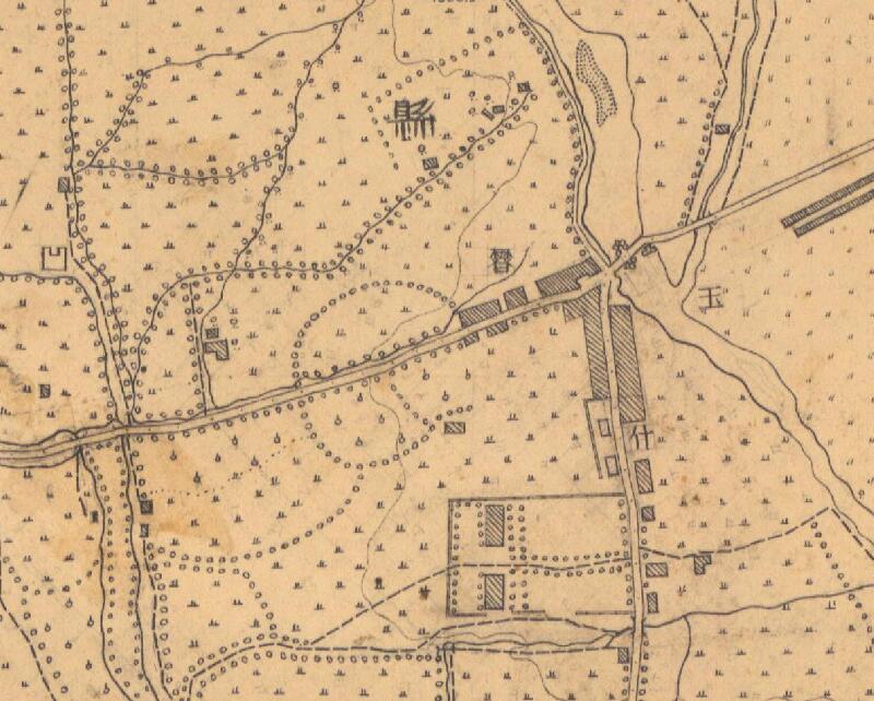 1947年新疆《阿克苏县城厢图》预览图3 1947年新疆《阿克苏县城厢图》预览图3