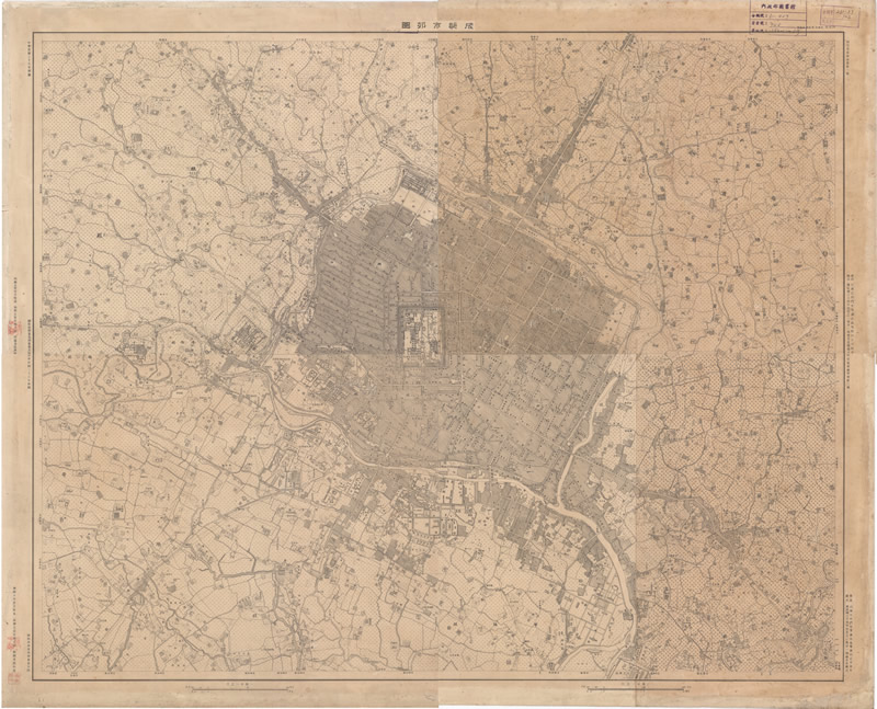 1947年《成都市郊图》预览图 1947年《成都市郊图》预览图