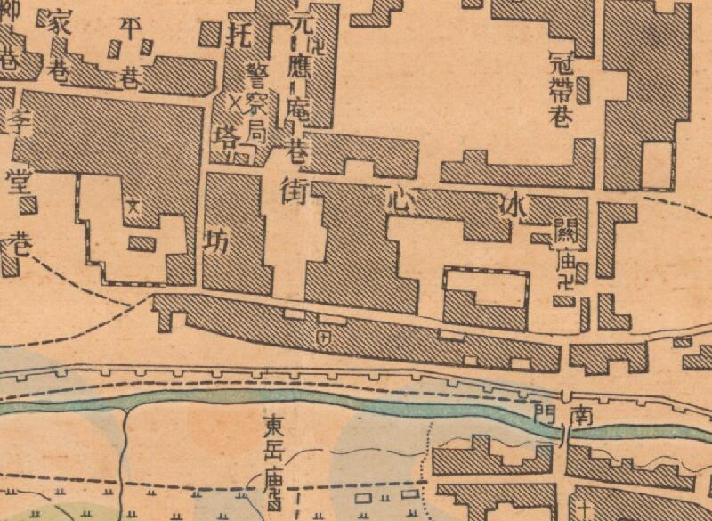 1948年湖北《江陵县城市图》预览图1 1948年湖北《江陵县城市图》预览图1