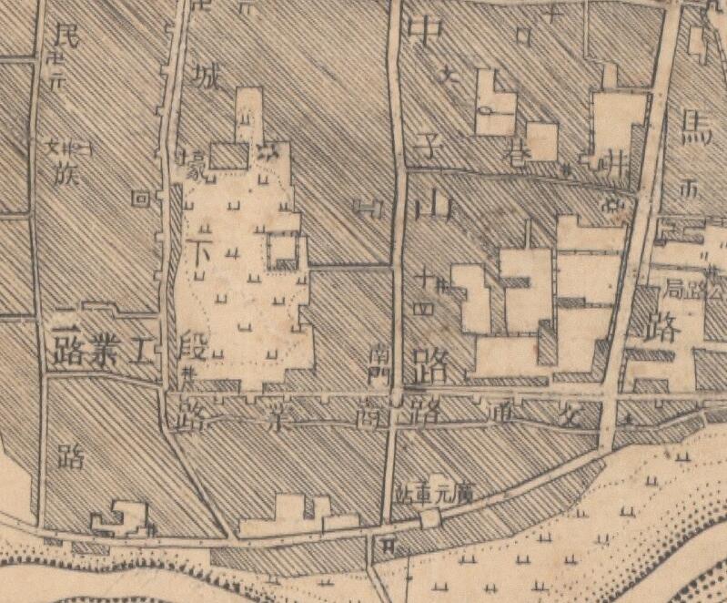 1947年四川《广元县城厢图》预览图1 1947年四川《广元县城厢图》预览图1