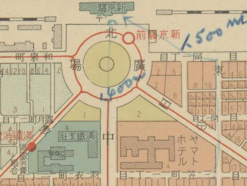 1940年《最新地番入·新京市街地图》预览图1