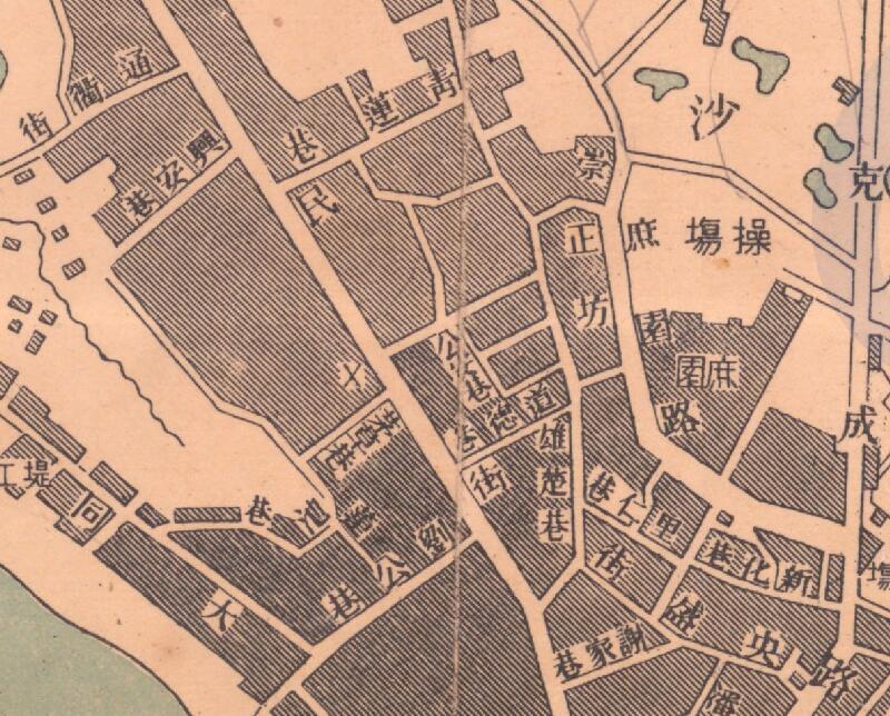 1948年湖北《沙市城市图》预览图1